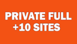PRIVATE FULL +10 SITES COMBO +30 DAYS WARRANTY